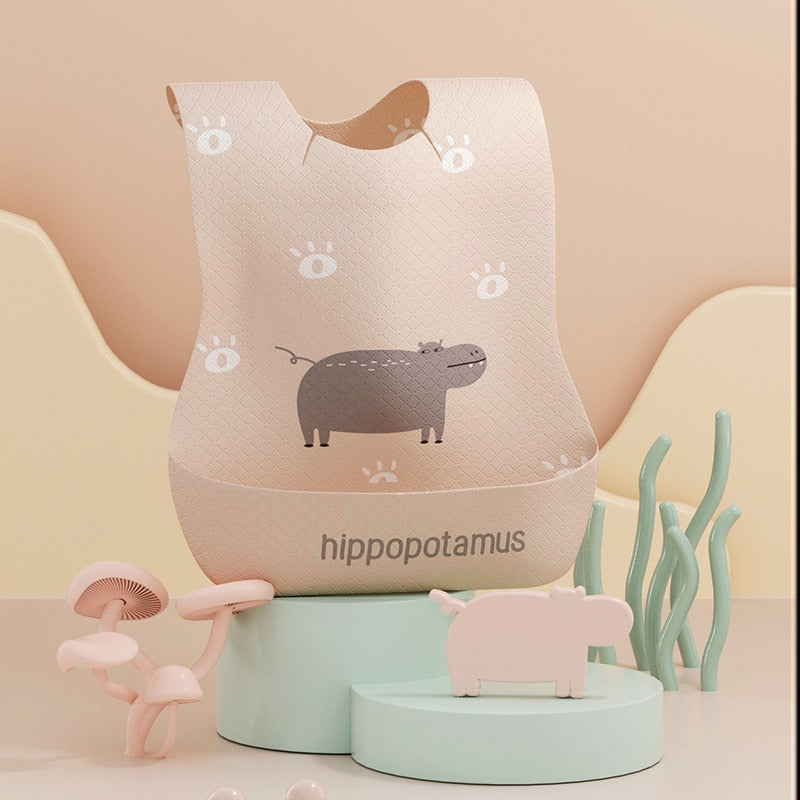 Infant Waterproof Bib Super Soft Disposable Saliva Pockets Children's Complementary Food Rice Bibs Burp Cloths Baby Items